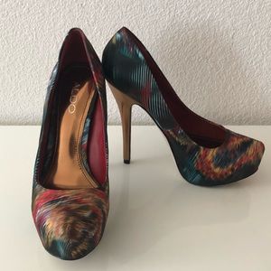 Aldo Multi Color Platform Pumps